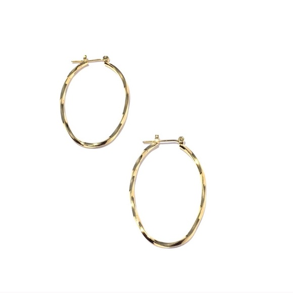 Jewelry - NEW! 14kt Gold Hoop Earrings